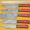 Premium Handmade Damascus Steel Chef Knife Set Of 5 Pakka Wood 1