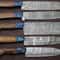 Handmade Damascus Kitchen 5 Chef Knives Set With Rosewood Handle 1