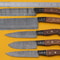 Premium Handmade Damascus 5Piece Chef Knife Set With Rosewood Handles 2