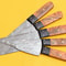 5Piece Damascus Steel Kitchen Chef Knives With Popular Handles 2