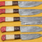 Custom Handmade Damascus Chef Knives Set – Popular Wood Handle
