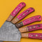 Premium Damascus Steel Kitchen Knife Set Of 5 Pakka Wood Grip 3