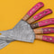 Premium Damascus Steel Kitchen Knife Set Of 5 Pakka Wood Grip 2