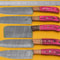 Premium Damascus Steel Kitchen Knife Set Of 5 Pakka Wood Grip 1
