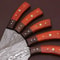 Master Chef Handmade Damascus Knives Set Kitchen Collection Of 5 3