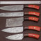 Master Chef Handmade Damascus Knives Set Kitchen Collection Of 5 0