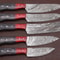 Professional Chef Damascus Steel Knife Set Of 5 Handmade Quality 2