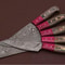 Timeless Craftsmanship Damascus Steel Chef Knife Set With Wooden Handle 2