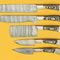 Handmade Damascus Chef Kitchen 5Piece Knife Set With Pakka Wood Handle 2