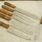 Handmade Damascus Etching Blade 5Piece Chef Knife Kitchen Set 2