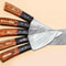 5Piece Handmade Damascus Kitchen Knife Set Pakka Wood Grip 3
