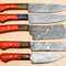 Premium Damascus Steel Chef Knife Set 512 Layer Blades 2
