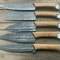 5 PCS Damascus Steel Kitchen Knives Set Hand Forged Chef Blades 1