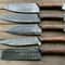 Professional Handmade Damascus Chef Knives Set Of 5 Pieces 1