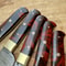 Custom Handmade Damascus Steel Chef Knife Set With Resin Handles 2