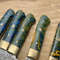 Professional 5Piece Damascus Kitchen Knife Set Resin Handle Design 3