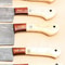 Handmade Damascus Steel Chef Knife Set Of 5 With Bone Handle 2