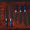 Damascus Handmade 7 Piece Chef Knife Set With Leather Kit 3