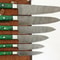 Handmade Damascus Steel 6 Piece Kitchen Chef Knife Set With Wood Handle 0