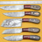 Handmade Damascus Steel Chef Knife Kitchen Set With Pakka Wood Handle 3