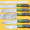 Premium Damascus Kitchen Knife Set Hand Forged With Pakka Wood Grip 1