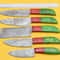 Damascus Steel Chef Knives Set Handmade Kitchen Knives With Pakka Wood 1
