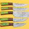 5Piece Handmade Damascus Kitchen Knife Set Razor Sharp Blades 0