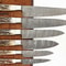 Custom Damascus Steel 6 Pc Kitchen Chef Knife Set With Stag Handles 1