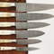 Handmade Damascus Steel 6Piece Chef Knife Set With Real Stag Handles 0
