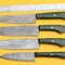 Handmade Damascus Steel 4Piece Chef Knife Set Micarta Handle Kitchen Knives 3