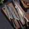 5PC Japanese Style Chef Knife Set Laser Damascus Pattern HighCarbon Steel 3