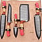 Handmade Damascus 5Piece Chef Knife Set Dollar Wood Handle 2