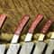 Lot Of 5 Handmade Damascus Steel Full Tang Chef Knives Set Custom Forged Hardwood Handle Kitchen K 1