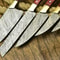 Lot Of 5 Handmade Damascus Steel Full Tang Chef Knives Set Custom Forged Hardwood Handle Kitchen K 2