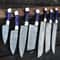 LOT OF 07 Handmade Damascus Steel KitchenChef Knives Full Tang Professional Knife Set 0