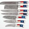 LOT OF 07 Handmade Damascus Steel Kitchen Knives Full Tang Professional Knife Set 1