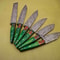 Lot Of 6 Custom Damascus Chef Knives Full Tang Kitchen Skinning Set 1