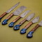 Lot Of 6 Custom Damascus Chef Knives Full Tang Kitchen Set 1