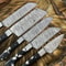 Premium Damascus Steel Kitchen Hunting Knives 5 Pc Set 2