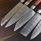 Rare Damascus Steel Chef Knives 5 Pc Handmade Knife Set 2
