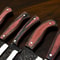Handmade D2 Steel Chef Hunting Knife Set 5 Pc Hardwood Handle 3