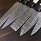 Handmade Damascus Steel Chef Hunting Knife Set 5 Pc Camel Bone Handle 2
