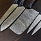 Handmade Damascus Steel Chef Hunting Knife Set 5 Pc Walnut Wood Handle 3