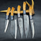 Hand Forged Damascus Chef Knife Set Custom Kitchen Hunting Knives With Sheath 0