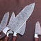 5 Pcs Custom Handmade Damascus Forged Steel Chef Knife Set Professional Kitchen Knife Collection 1