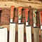 Rare Lot Of 6 Custom Handmade D2 Steel Kitchen Chef Knife Set Hard Wood Handle Razor Sharp Blades 2
