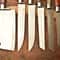 Rare Lot Of 6 Custom Handmade D2 Steel Kitchen Chef Knife Set Hard Wood Handle Razor Sharp Blades 3
