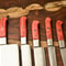 7Piece Custom Handmade D2 Steel Chef Knife Set With Leather Bag Professional Kitchen Knives 1
