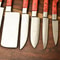 7Piece Custom Handmade D2 Steel Chef Knife Set With Leather Bag Professional Kitchen Knives 2