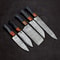 5 Pieces Handmade Damascus Steel Chef Set Professional Kitchen Knife Collection 2